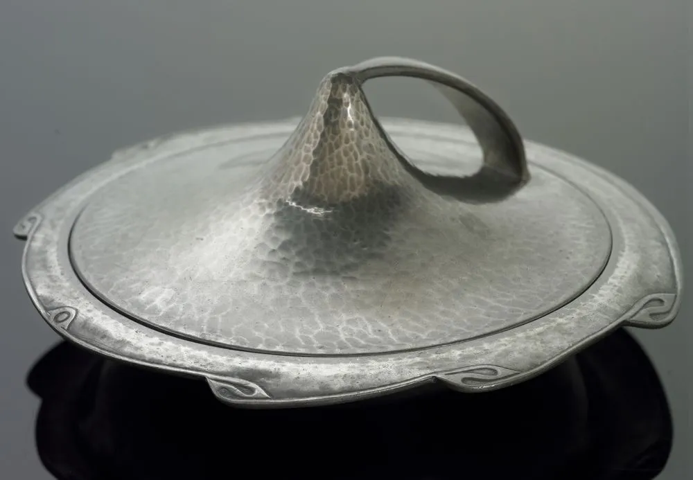 Muffin dish and cover, 'Tudric'