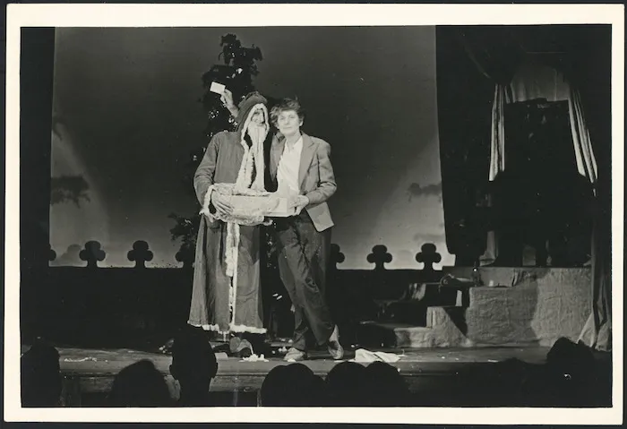 Christmas party on set of Henry V