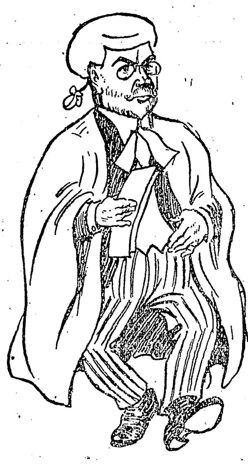 SIR JOHN SALMOND (Supreme Court Judge.) (NZ Truth, 11 September 1920)