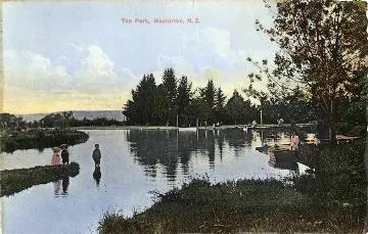 Image: The Park, Masterton, N.Z. : postcard