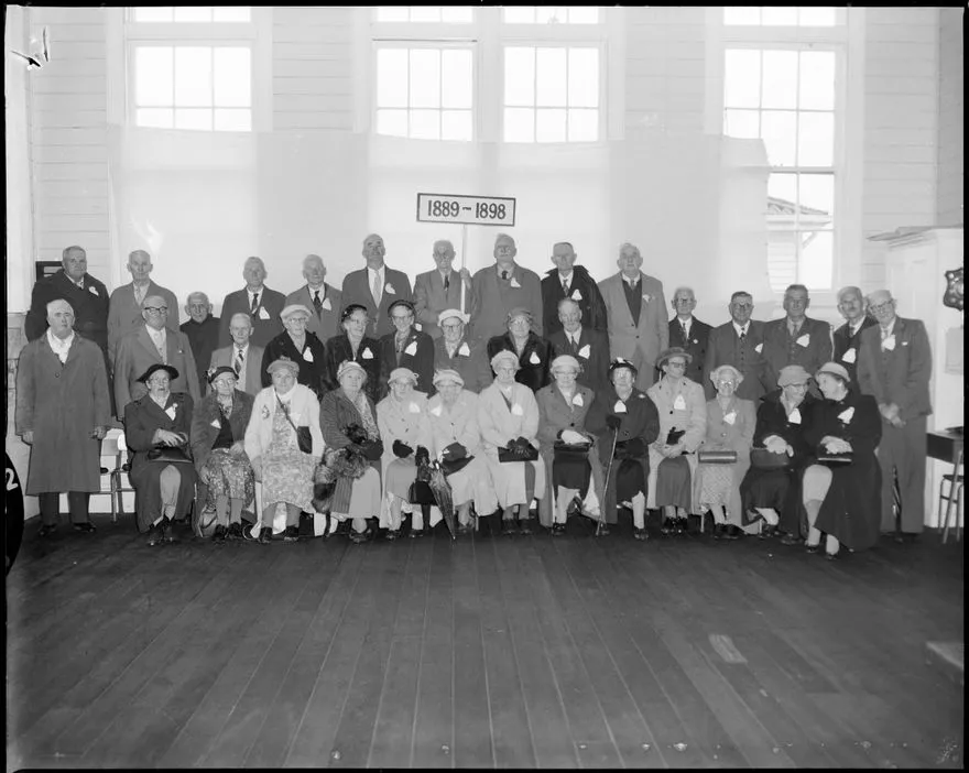 "First Decade Pupils at Mangatainoka School"
