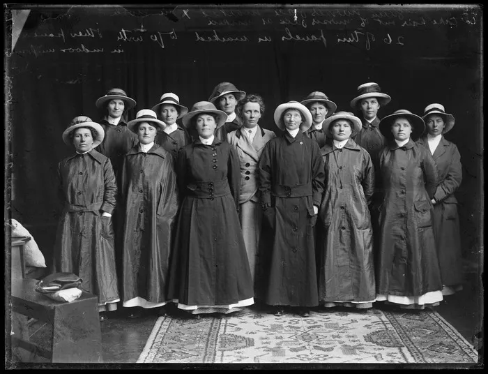 Ettie Rout with her Volunteer Sisterhood