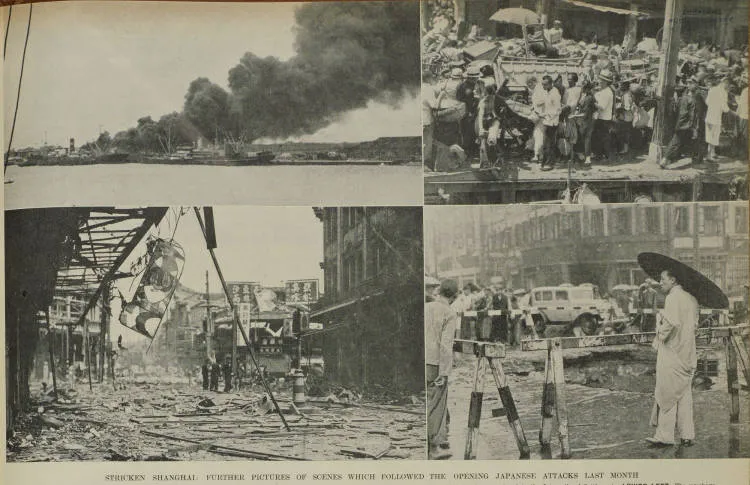 Stricken Shanghai: further pictures of scenes which followed the opening Japanese attacks last month