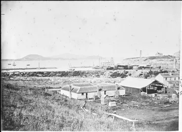 Image: Māori Hostelry, Mechanics Bay, Auckland, 1877