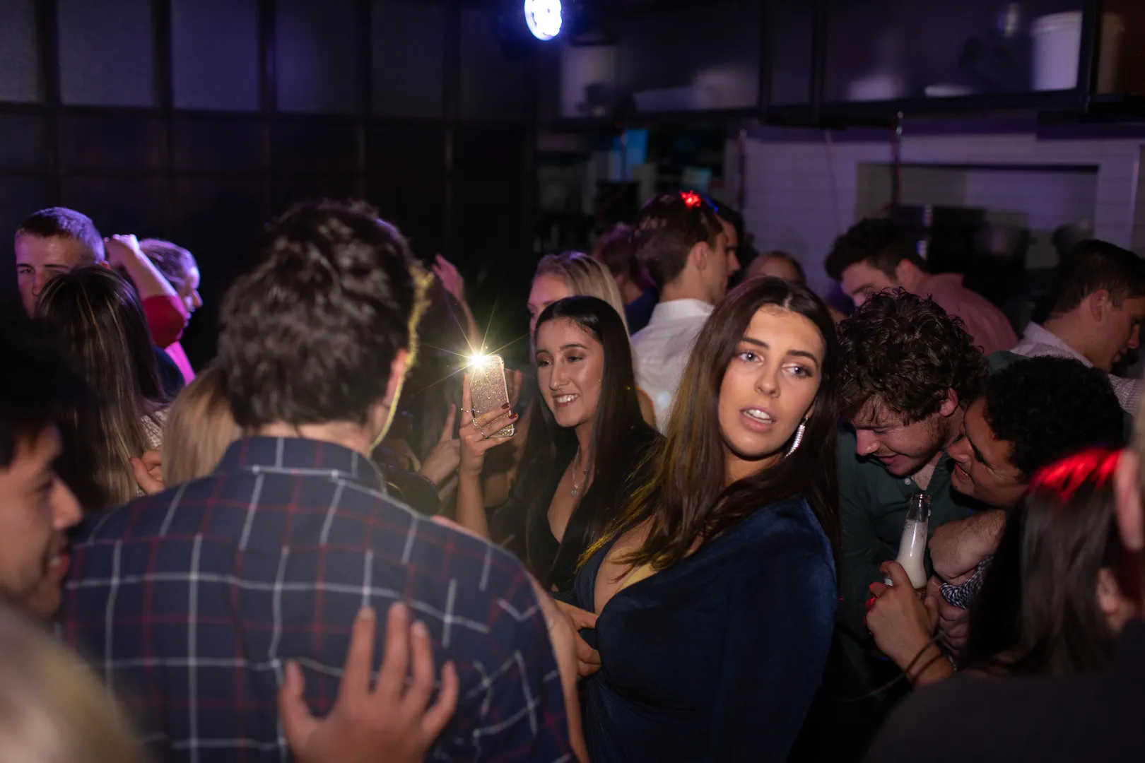 Dancing at Engineers Bar, St Asaph Street