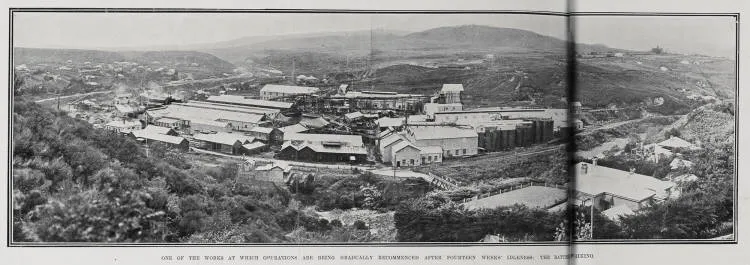 One Of The Works At Which Operations Are Being Gradually Recommenced After Fourteen Weeks' Idleness