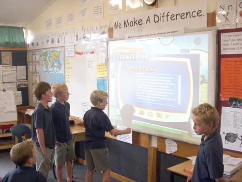 Using an interactive whiteboard