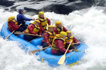 White-water rafting Image: White-water rafting