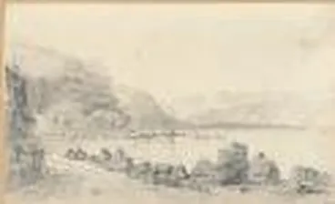 Image: The Hutt Road from Wellington and view of the valley [picture] /