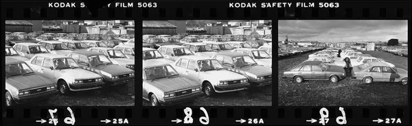 Cars at Toyota car factory, Hornby 