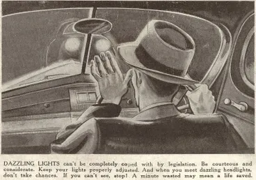 Image: Dazzling lights can't be completely coped with by legislation