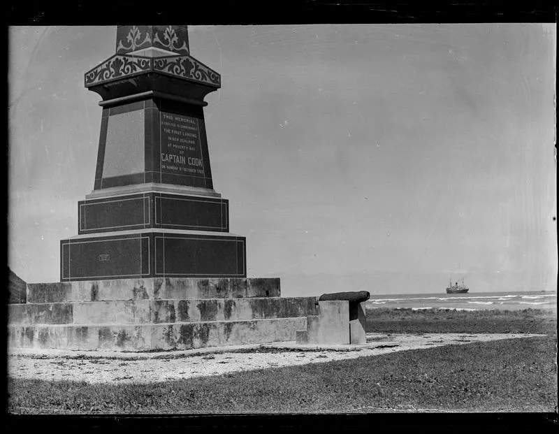 Cook Landing Site memorial.