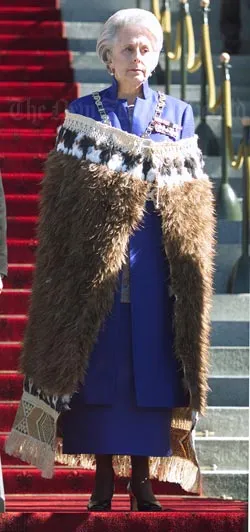 Dame Silvia Cartwright opening Parliament