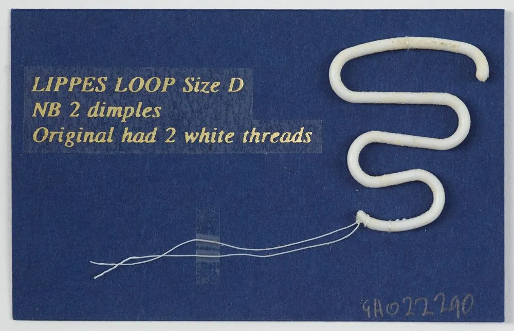 Lippes Loop intrauterine device (IUD)