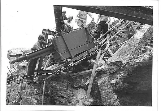 The mechanism for the clock being placed