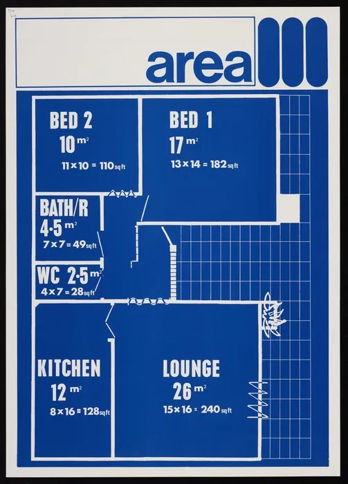 Area measurements poster