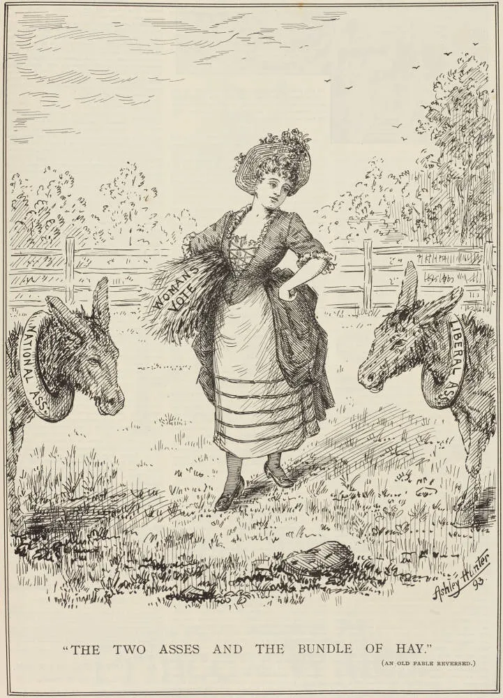 The two asses and the bundle of hay