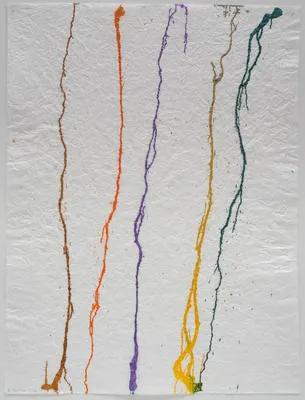 January Music (paper, hand, ink, eye, wind) #8