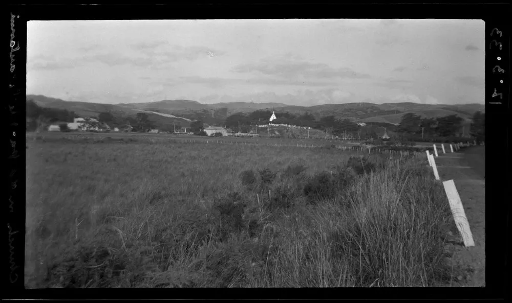 Church on an old pa site at Pahautanui