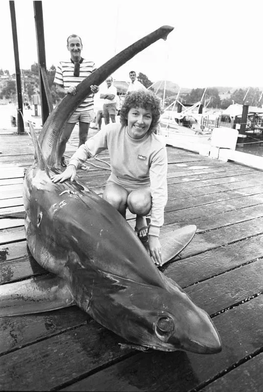 Record-beating thresher shark