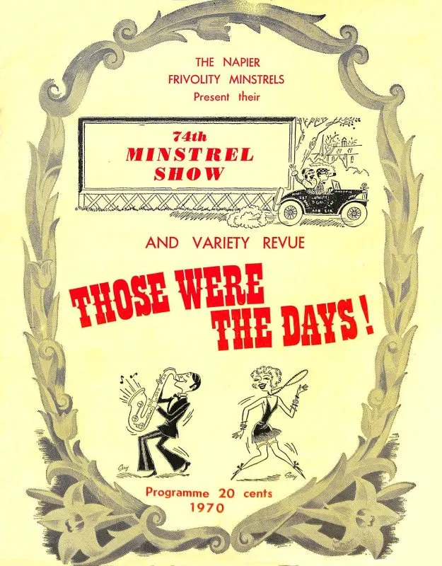 Programme 1970 – 74th Minstrel Show and Those were the Days