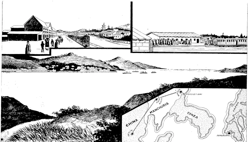 DUNEDIN AMATEUR SWIMMING CLUB'S ANNUAL AQUATIC CARNIVAL  VIEW OF NAGASAKI, A JAPANESE NAVAL PORT. (Otago Witness, 09 March 1904)