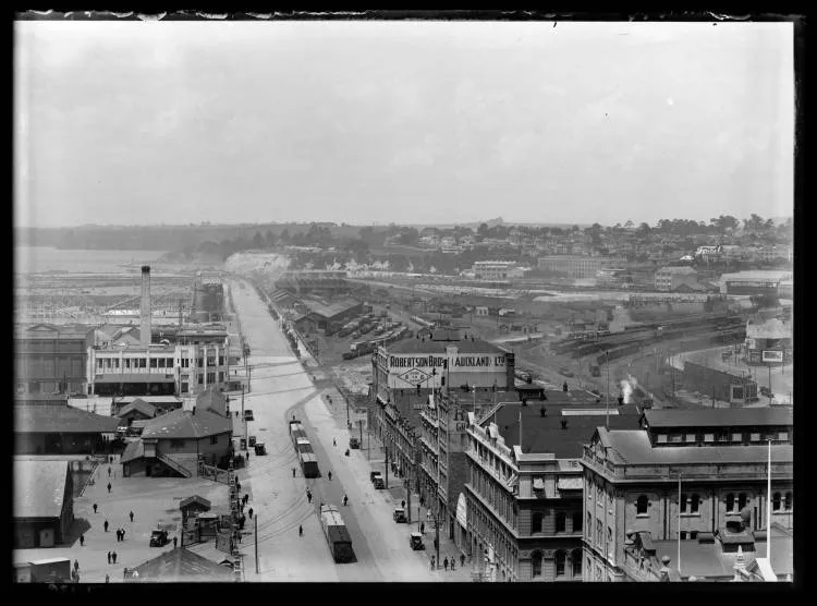 Central Auckland from the Ferry Building Tower, 1927