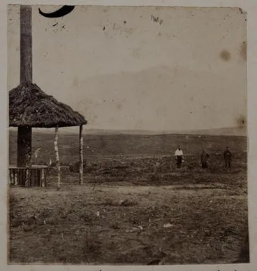 Image: The King's flagstaff in the Fortress at Paterangi