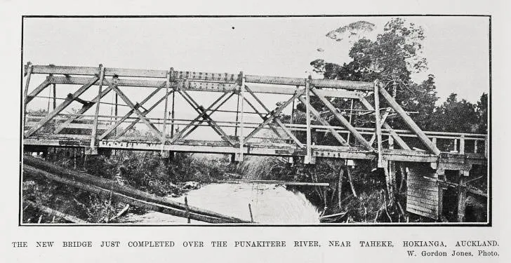 The New Bridge Just Completed Over The Punakitere River, Near Taheke, Hokianga, Auckland