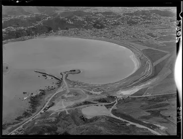Image: Aerial view of Rongotai and Moa Point, Wellington