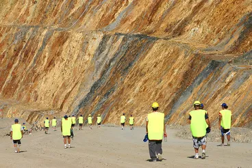 Image: waihi gold mine nz