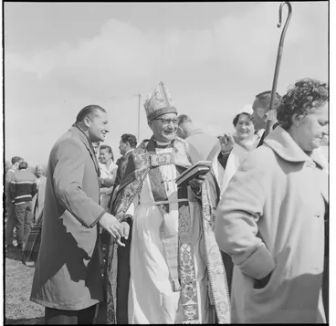 Image: Scenes at the opening the of meeting house at Waiwhetu Marae, Lower Hutt