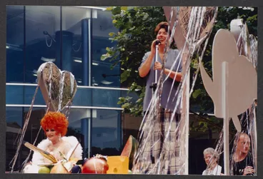 Image: Devotion Festival parade. From Johnny Croskery’s photograph album 1980s - 1990s