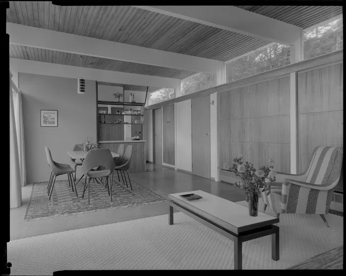 Dining room interior, Winkler house, Wellington