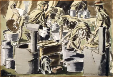 Image: Camp kitchen, Manakau