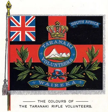Image: Taranaki Volunteers flag