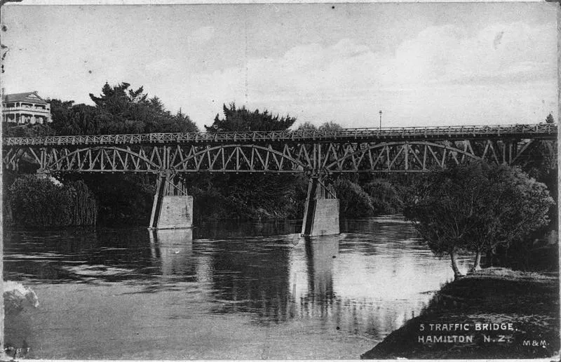 "Traffic Bridge. Hamilton N.Z."