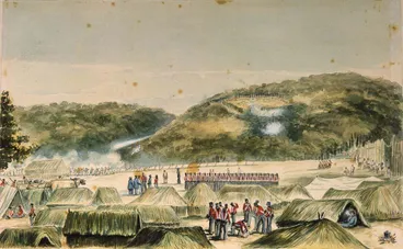 Image: Ruapekapeka pā painting