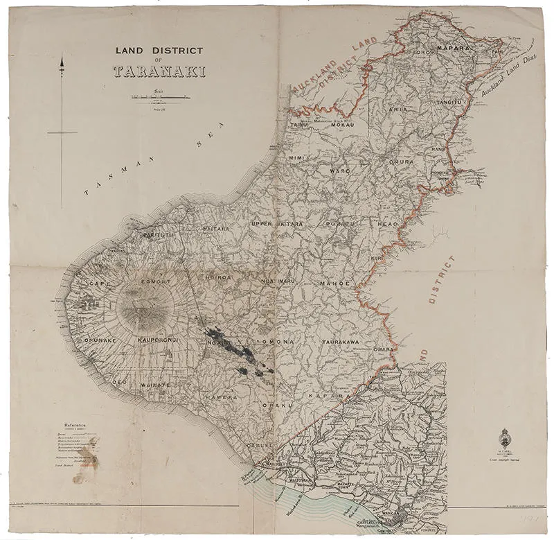 Taranaki [map] 1928