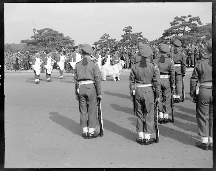 2 Battalion, Royal Welch Fusiliers, parade in Tokyo