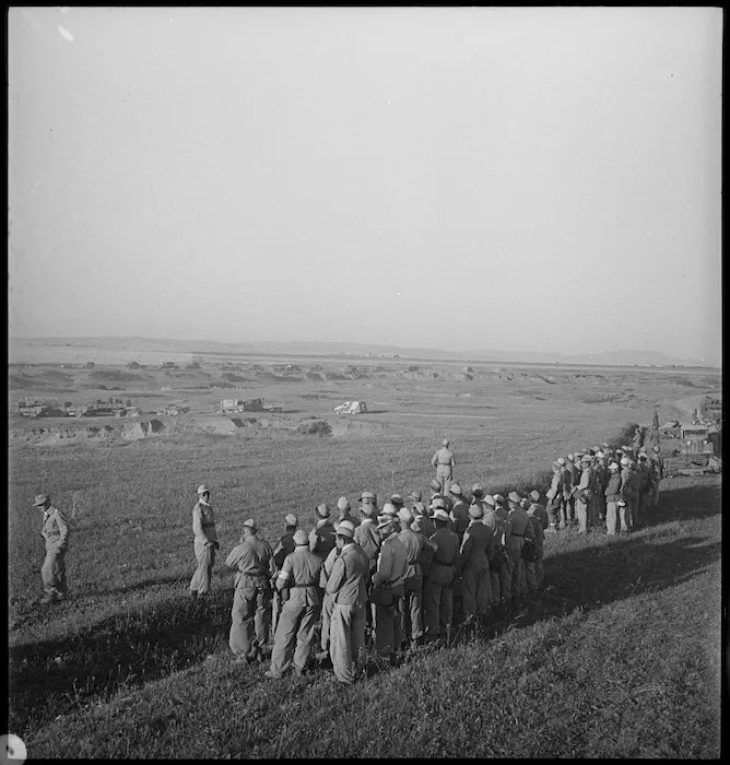 Axis POWs being brought in during World War II, Tunisia - Photograph taken by M D Elias