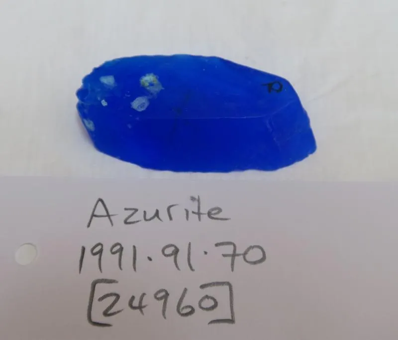 Azurite (copper carbonate)