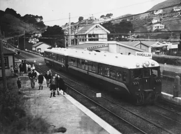 Image: Khandallah Railway Station, electrification of the Johnsonville Line