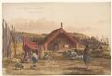 Image: [Maoris in a pa, Waipapa] [picture] /