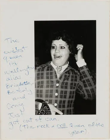 Image: Bev at 'Gay Lib Dance Party', 1974