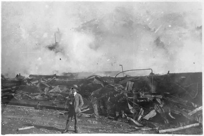 Hamilton Hotel fire 1922