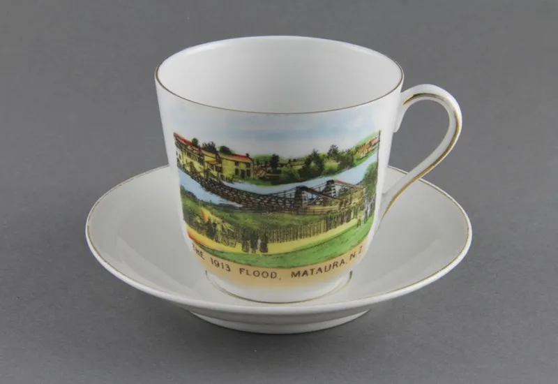 Cup and Saucer, Mataura Flood 1913