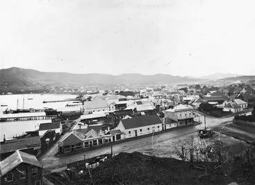 Image: Te Aro, Wellington, with Willis Street in the foreground