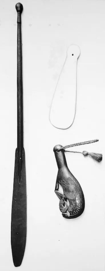 Image: Maori artifacts from the Horowhenua district