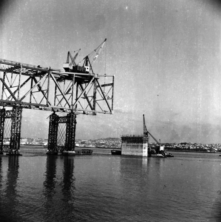 Pier one under construction.